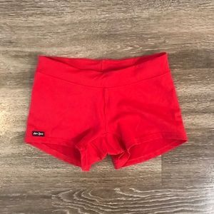 Jo+Jax red biker shorts